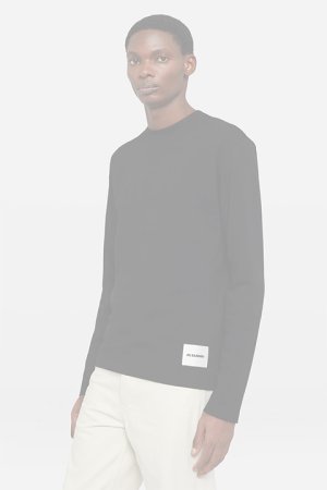 画像6:   JIL SANDER ジルサンダー L/S Tシャツ{J47GC0002-J45048-001BLK-BCS}