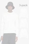   JIL SANDER ジルサンダー 3枚パック L/S Tシャツ {J47GC0002-J45048-100WHT-BCS}  :J47GC0002-WHT 
