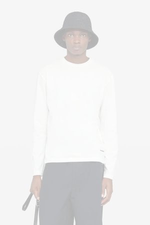画像2:   JIL SANDER ジルサンダー 3枚パック L/S Tシャツ {J47GC0002-J45048-100WHT-BCS}  :J47GC0002-WHT 