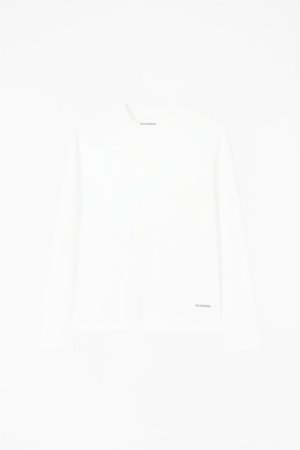 画像3:   JIL SANDER ジルサンダー 3枚パック L/S Tシャツ {J47GC0002-J45048-100WHT-BCS}  :J47GC0002-WHT 