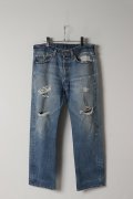 Jeanie Blue ジーニーブルー Ripped Denim{-BES}