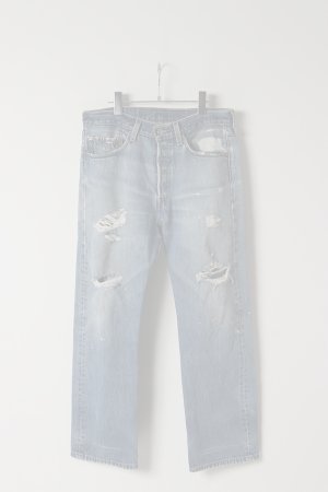 画像1:  {SOLD} Jeanie Blue ジーニーブルー Ripped Denim{-BES}