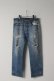 画像1: Jeanie Blue ジーニーブルー Ripped Denim{-BES} (1)