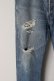 画像4: Jeanie Blue ジーニーブルー Ripped Denim{-BES}