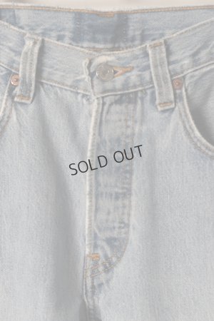 画像2: {SOLD}Jeanie Blue ジーニーブルー Cut-off Denim White Paint & Repair{-BES}