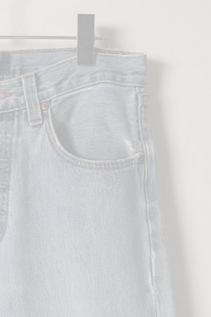 画像3:  {SOLD} Jeanie Blue ジーニーブルー Cut-off Denim White Paint & Repair {-BES}  :JB006-31 