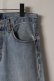 画像3: Jeanie Blue ジーニーブルー Cut-off Denim White Paint & Repair{-BES}