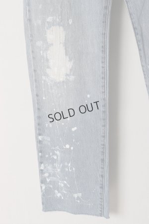 画像4: {SOLD}Jeanie Blue ジーニーブルー Cut-off Denim White Paint & Repair{-BES}