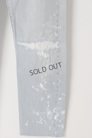 画像5: {SOLD}Jeanie Blue ジーニーブルー Cut-off Denim White Paint & Repair{-BES}