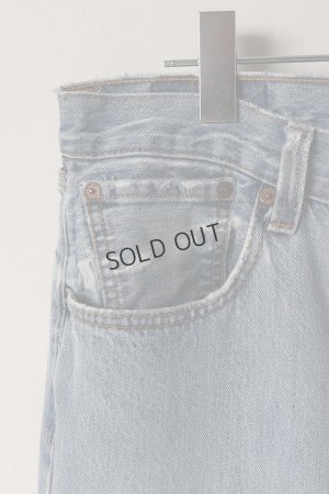 画像6: {SOLD}Jeanie Blue ジーニーブルー Cut-off Denim White Paint & Repair{-BES}