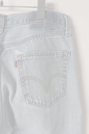 画像7:  {SOLD} Jeanie Blue ジーニーブルー Cut-off Denim White Paint & Repair {-BES}  :JB006-31 