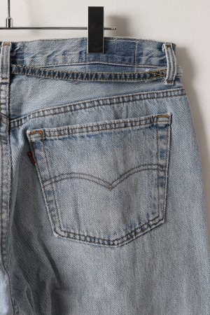 画像5: Jeanie Blue ジーニーブルー Over Size Repair Denim（W/Inseam Code)/Lサイズ-A{-BEA}