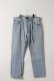 画像1: Jeanie Blue ジーニーブルー Over Size Repair Denim（W/Inseam Code)/Lサイズ-B{-BEA} (1)
