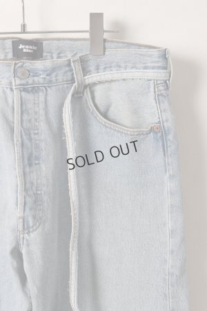 画像4: {SOLD}Jeanie Blue ジーニーブルー Over Size Repair Denim（W/Inseam Code)/Lサイズ-B{-BEA}