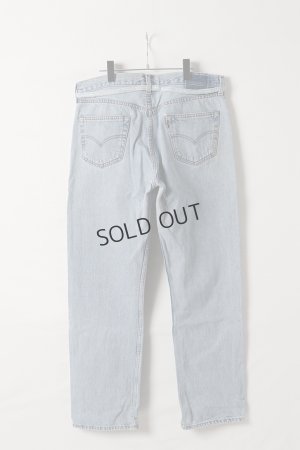 画像6: {SOLD}Jeanie Blue ジーニーブルー Over Size Repair Denim（W/Inseam Code)/Lサイズ-B{-BEA}