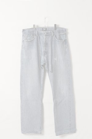 画像1:   Jeanie Blue ジーニーブルー Over Size Repair Denim（W/Inseam Code)/Lサイズ-C {-BEA}  :JB008-L-C 