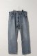 画像1: Jeanie Blue ジーニーブルー Over Size Repair Denim（W/Inseam Code)/Lサイズ-C{-BEA} (1)