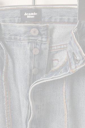 画像2:   Jeanie Blue ジーニーブルー Over Size Repair Denim（W/Inseam Code)/Lサイズ-C {-BEA}  :JB008-L-C 