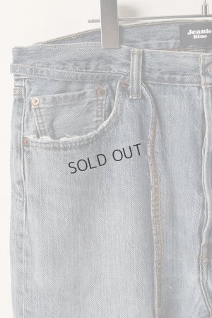 画像3: {SOLD}Jeanie Blue ジーニーブルー Over Size Repair Denim（W/Inseam Code)/Lサイズ-C{-BEA}