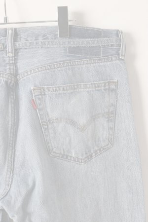 画像5:   Jeanie Blue ジーニーブルー Over Size Repair Denim（W/Inseam Code)/Lサイズ-C {-BEA}  :JB008-L-C 