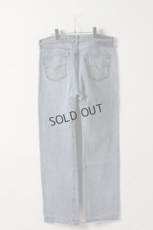 画像6: {SOLD}Jeanie Blue ジーニーブルー Over Size Repair Denim（W/Inseam Code)/Lサイズ-C{-BEA}