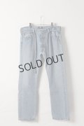 Jeanie Blue ジーニーブルー Over Size Repair Denim（W/Inseam Code)/Lサイズ-D{-BEA}