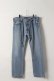 画像1: Jeanie Blue ジーニーブルー Over Size Repair Denim（W/Inseam Code)/Lサイズ-D{-BEA} (1)