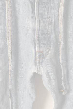 画像4:   Jeanie Blue ジーニーブルー Over Size Repair Denim（W/Inseam Code)/Lサイズ-D {-BEA}  :JB008-L-D 