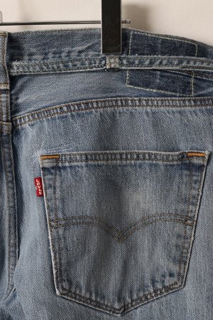 画像5: Jeanie Blue ジーニーブルー Over Size Repair Denim（W/Inseam Code)/Lサイズ-D{-BEA}