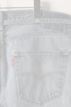 画像5:   Jeanie Blue ジーニーブルー Over Size Repair Denim（W/Inseam Code)/Lサイズ-D {-BEA}  :JB008-L-D 
