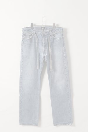 画像1:   Jeanie Blue ジーニーブルー Over Size Repair Denim（W/Inseam Code)/Lサイズ-E {-BEA}  :JB008-L-E 