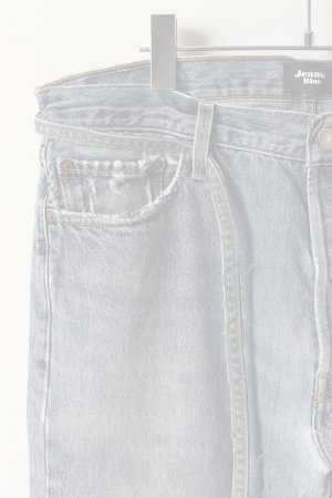 画像3:   Jeanie Blue ジーニーブルー Over Size Repair Denim（W/Inseam Code)/Lサイズ-E {-BEA}  :JB008-L-E 