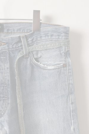 画像4:   Jeanie Blue ジーニーブルー Over Size Repair Denim（W/Inseam Code)/Lサイズ-E {-BEA}  :JB008-L-E 