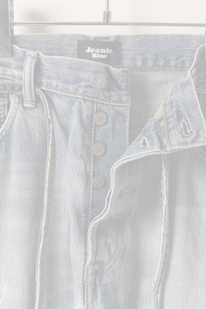 画像2:   Jeanie Blue ジーニーブルー Over Size Repair Denim（W/Inseam Code)/Mサイズ-A {-BEA}  :JB008-M-A 
