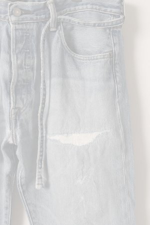 画像3:   Jeanie Blue ジーニーブルー Over Size Repair Denim（W/Inseam Code)/Mサイズ-A {-BEA}  :JB008-M-A 