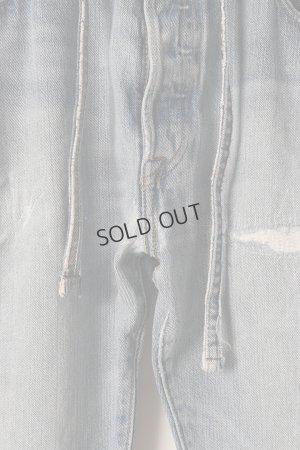 画像4: {SOLD}Jeanie Blue ジーニーブルー Over Size Repair Denim（W/Inseam Code)/Mサイズ-A{-BEA}