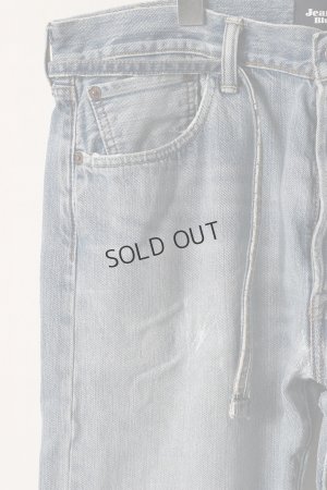 画像5: {SOLD}Jeanie Blue ジーニーブルー Over Size Repair Denim（W/Inseam Code)/Mサイズ-A{-BEA}