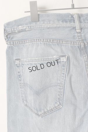 画像6: {SOLD}Jeanie Blue ジーニーブルー Over Size Repair Denim（W/Inseam Code)/Mサイズ-A{-BEA}