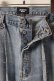 画像2: Jeanie Blue ジーニーブルー Over Size Repair Denim（W/Inseam Code)/Mサイズ-B{-BEA}