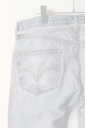 画像5:   Jeanie Blue ジーニーブルー Over Size Repair Denim（W/Inseam Code)/Mサイズ-B {-BEA}  :JB008-M-B 