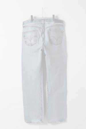 画像7:   Jeanie Blue ジーニーブルー Over Size Repair Denim（W/Inseam Code)/Mサイズ-B {-BEA}  :JB008-M-B 