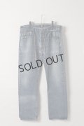 Jeanie Blue ジーニーブルー Over Size Repair Denim（W/Inseam Code)/XLサイズ-A{-BEA}