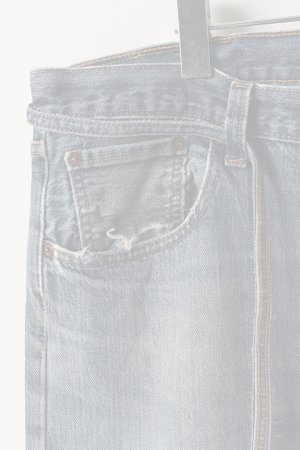 画像3:   Jeanie Blue ジーニーブルー Over Size Repair Denim（W/Inseam Code)/XLサイズ-A {-BEA}  :JB008-XL-A 