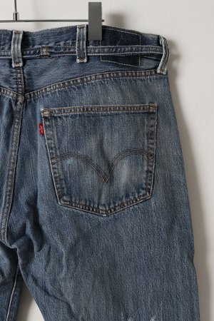 画像6: Jeanie Blue ジーニーブルー Over Size Repair Denim（W/Inseam Code)/XLサイズ-A{-BEA}
