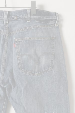 画像6:   Jeanie Blue ジーニーブルー Over Size Repair Denim（W/Inseam Code)/XLサイズ-A {-BEA}  :JB008-XL-A 