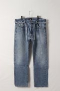 Jeanie Blue ジーニーブルー Over Size Repair Denim（W/Inseam Code)/XLサイズ-B{-BEA}