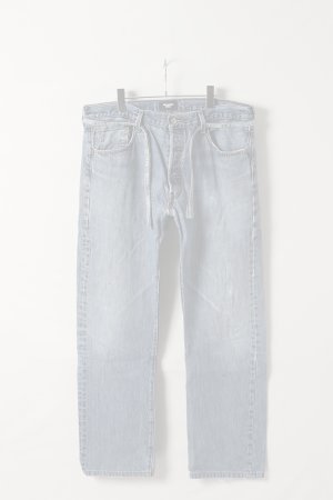 画像1:   Jeanie Blue ジーニーブルー Over Size Repair Denim（W/Inseam Code)/XLサイズ-B {-BEA}  :JB008-XL-B 