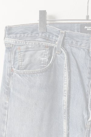 画像3:   Jeanie Blue ジーニーブルー Over Size Repair Denim（W/Inseam Code)/XLサイズ-B {-BEA}  :JB008-XL-B 