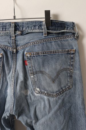 画像6: Jeanie Blue ジーニーブルー Over Size Repair Denim（W/Inseam Code)/XLサイズ-B{-BEA}