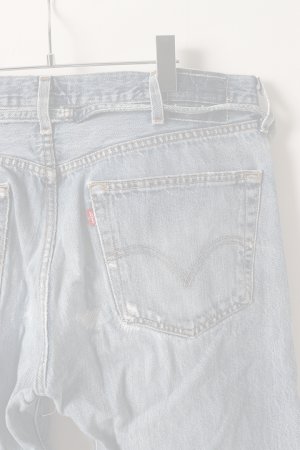 画像6:   Jeanie Blue ジーニーブルー Over Size Repair Denim（W/Inseam Code)/XLサイズ-B {-BEA}  :JB008-XL-B 